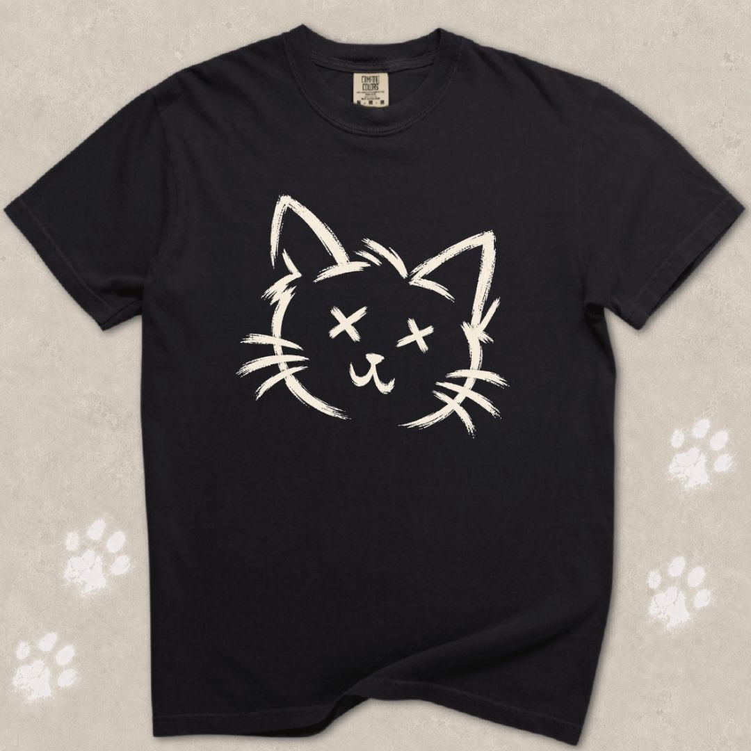 Nine Lives Offline Cat T-Shirt