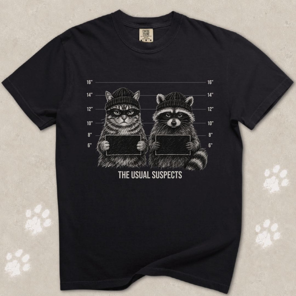 The Usual Suspects Cat T-Shirt