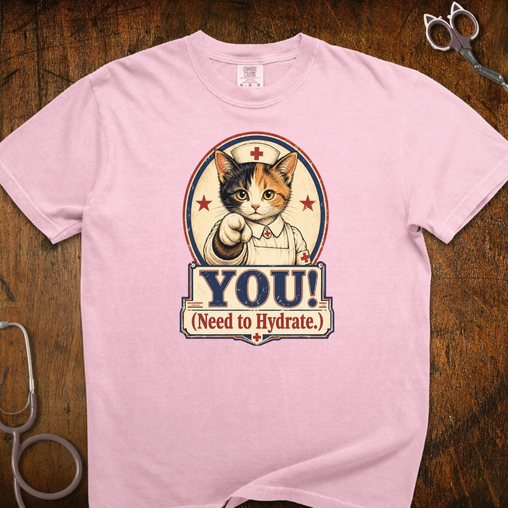 You Need To Hydrate Cat T-Shirt