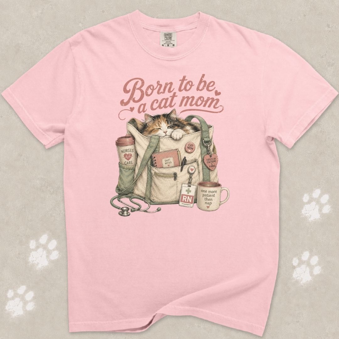 Nurse Cat Mom Cat T-Shirt
