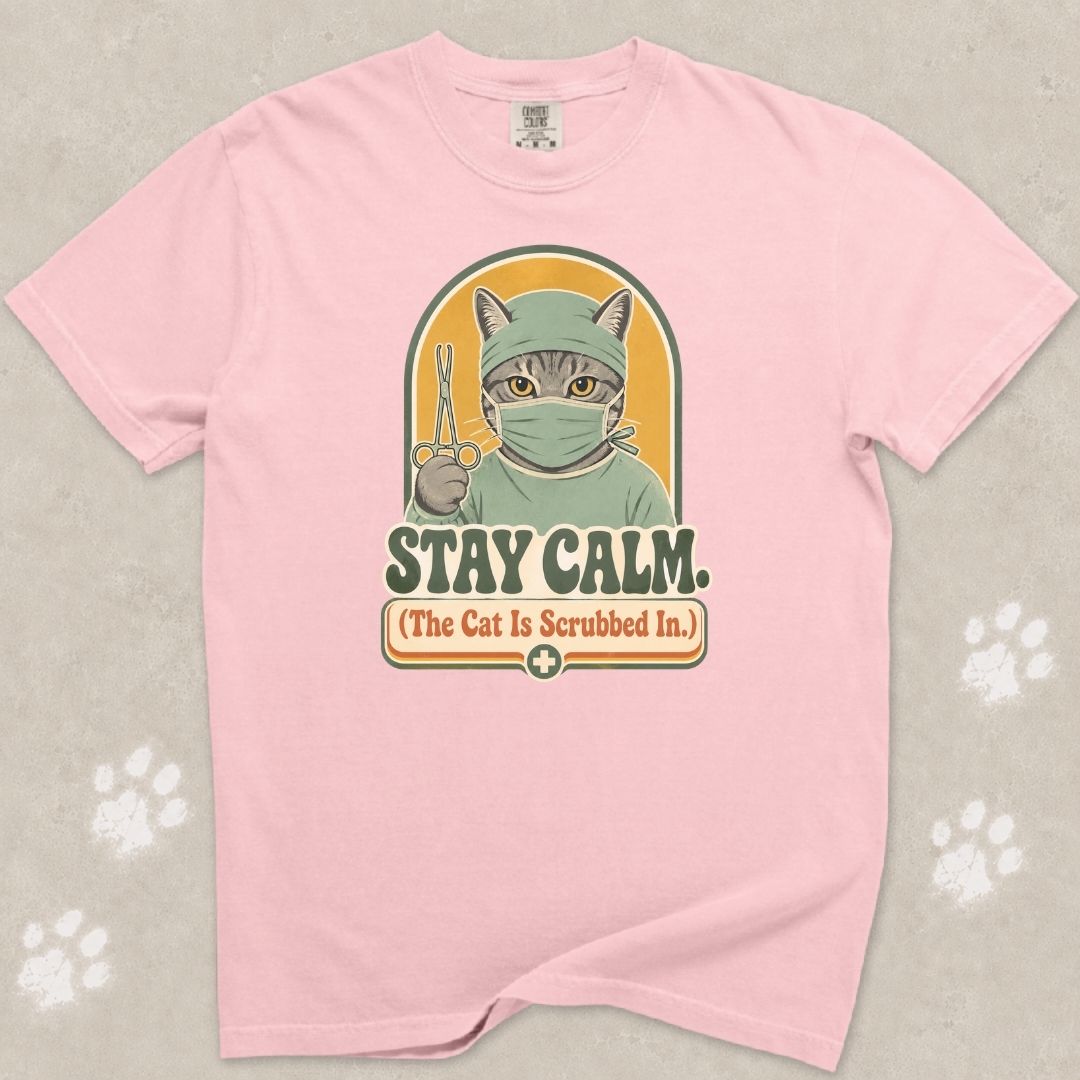 Stay Calm Cat T-Shirt