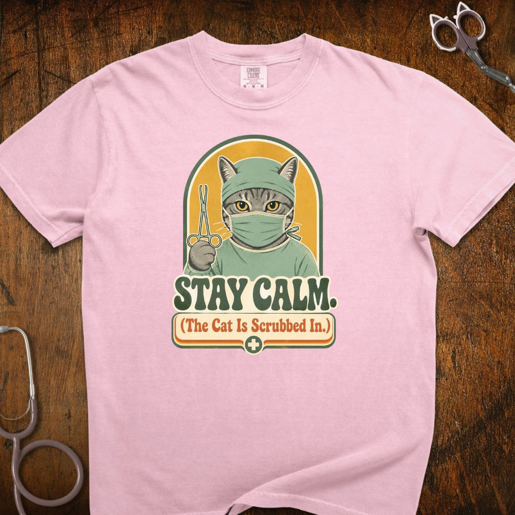 Stay Calm Cat T-Shirt