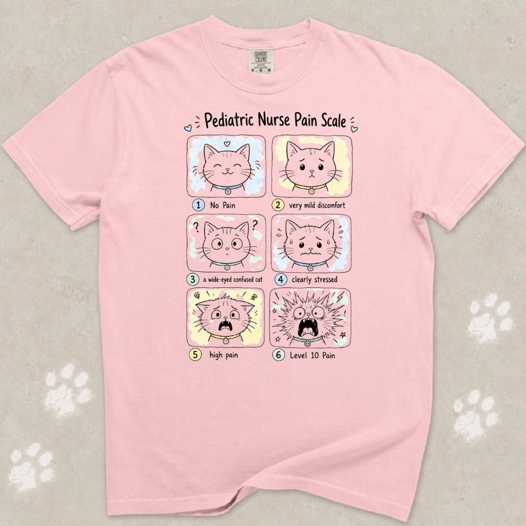 Pediatric Pain Scale Cat T-Shirt