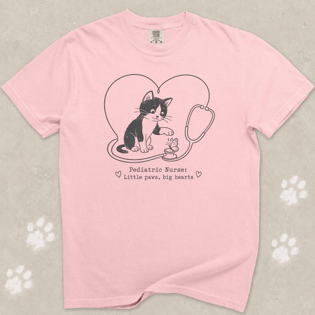 Little Paws Big Hearts Cat T-Shirt