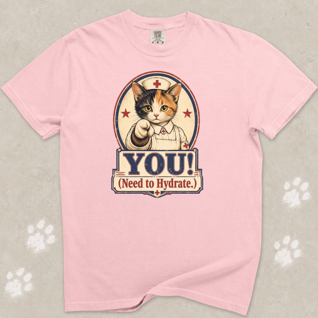 You Need To Hydrate Cat T-Shirt