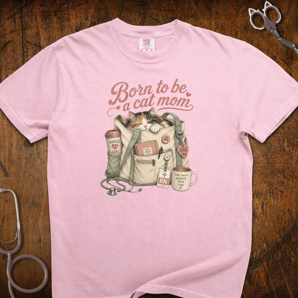 Nurse Cat Mom Cat T-Shirt