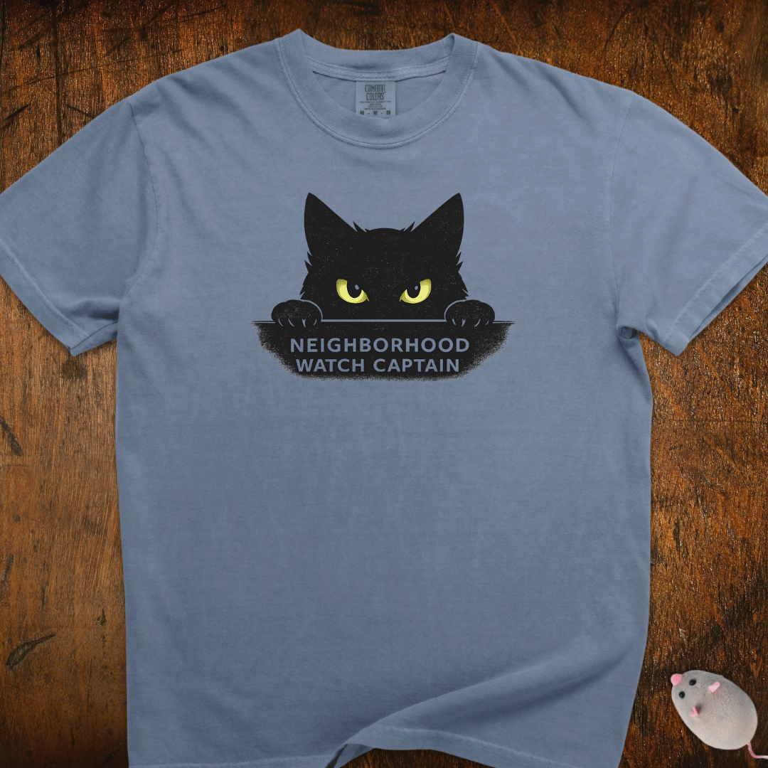 Neighborhood Watch Cat T-Shirt
