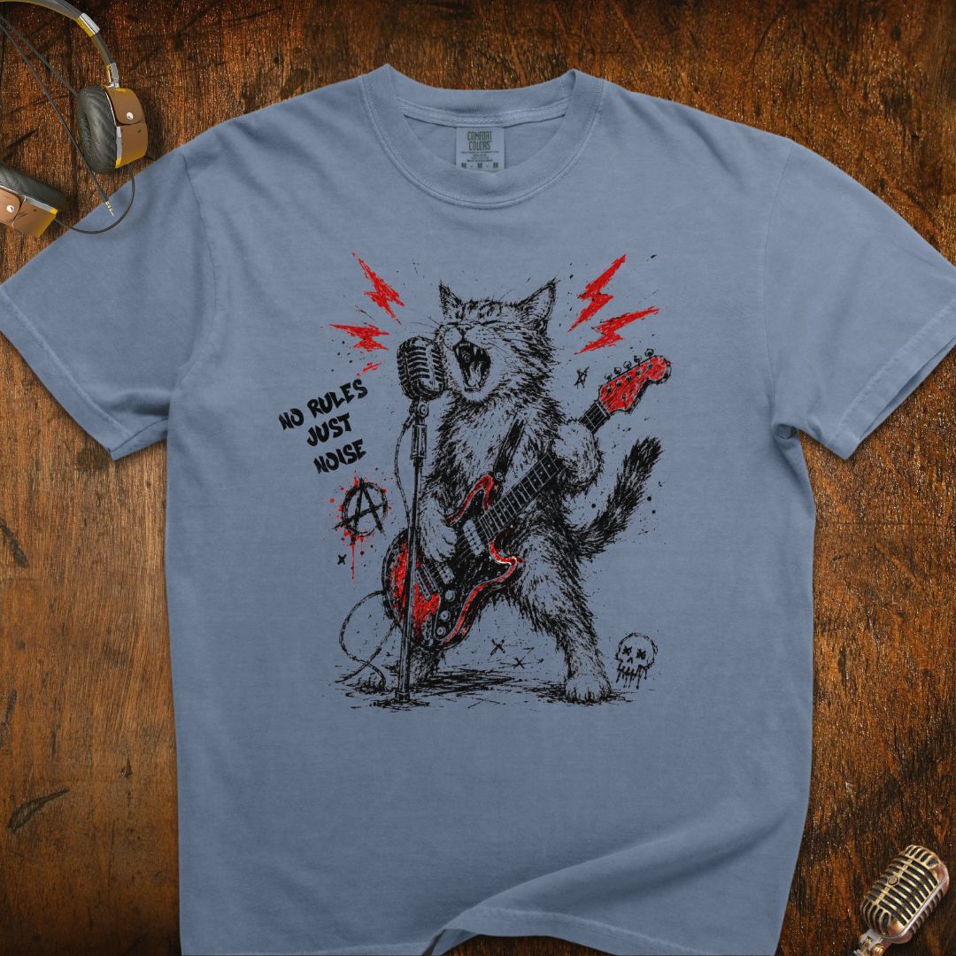 No Rules Just Noise Cat T-Shirt