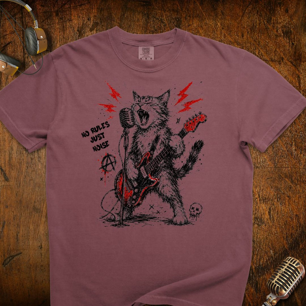 No Rules Just Noise Cat T-Shirt