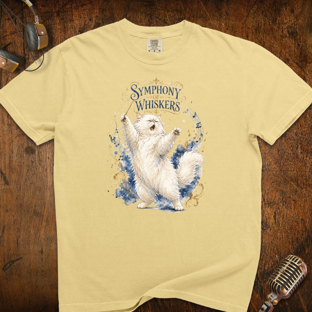 Symphony Of Whiskers Cat T-Shirt