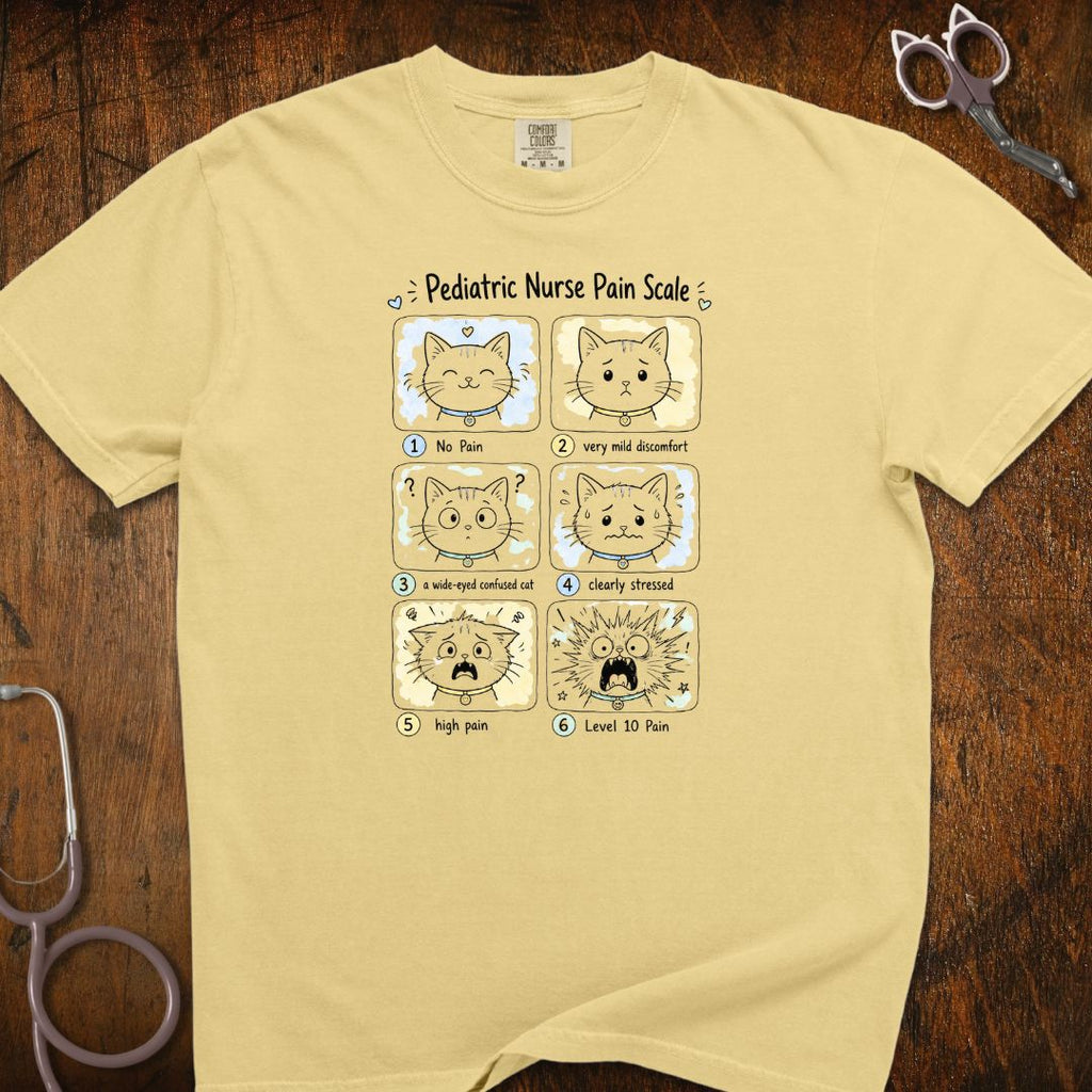 Pediatric Pain Scale Cat T-Shirt