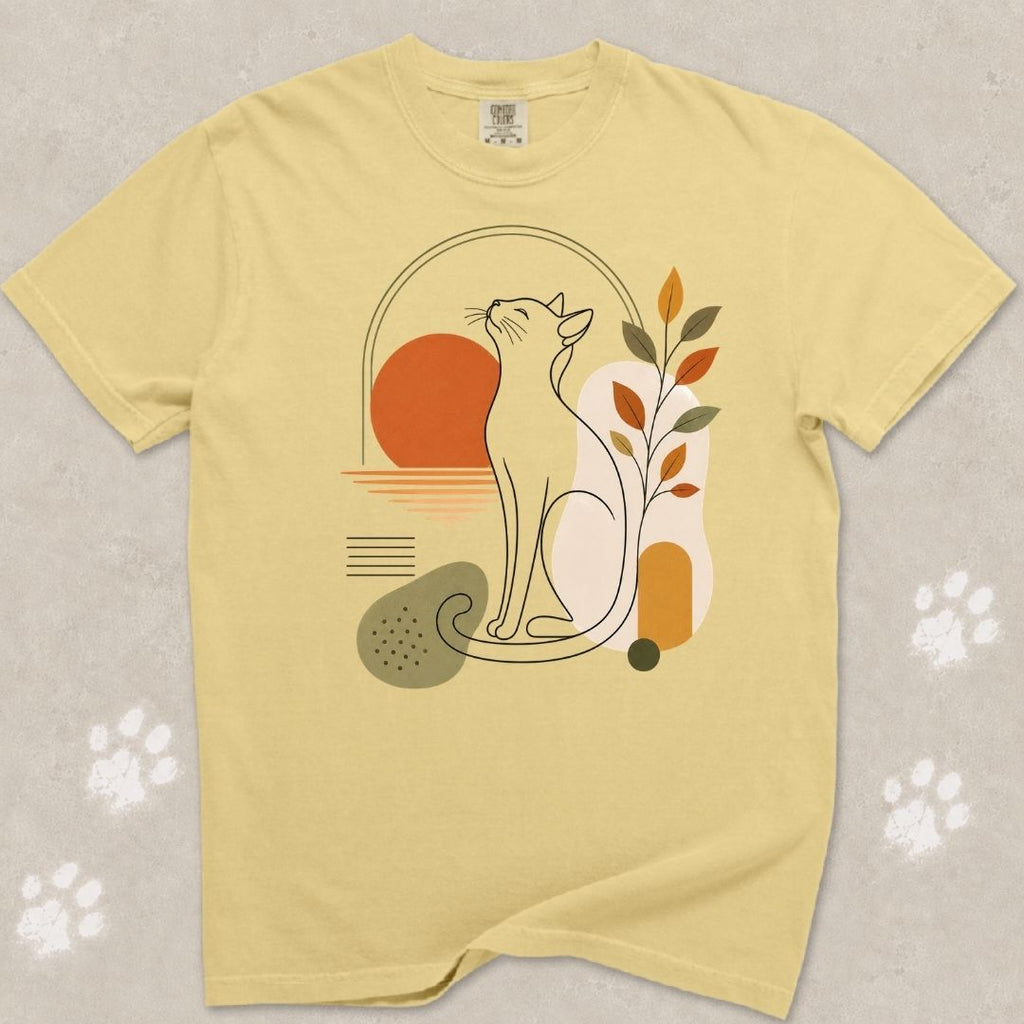 Peaceful Evening Cat T-Shirt