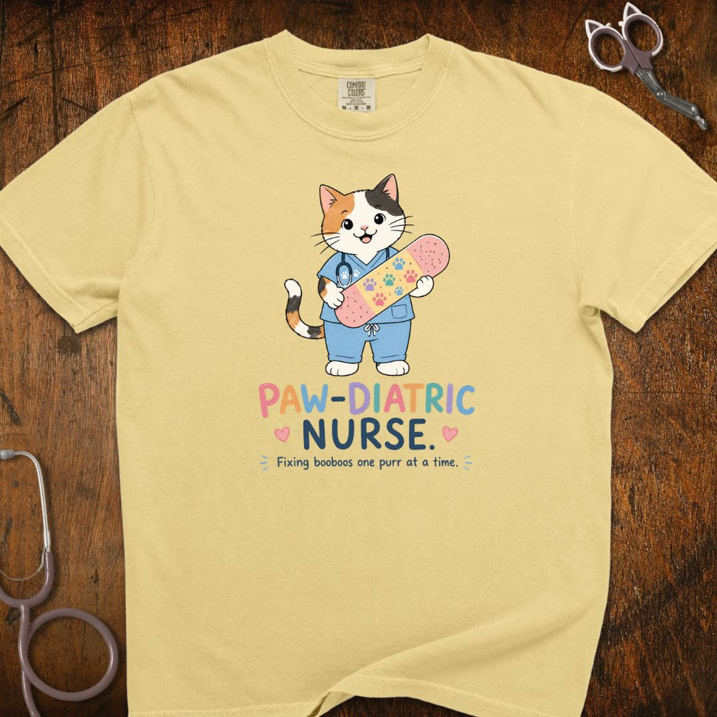 Pediatric Nurse Cat T-Shirt