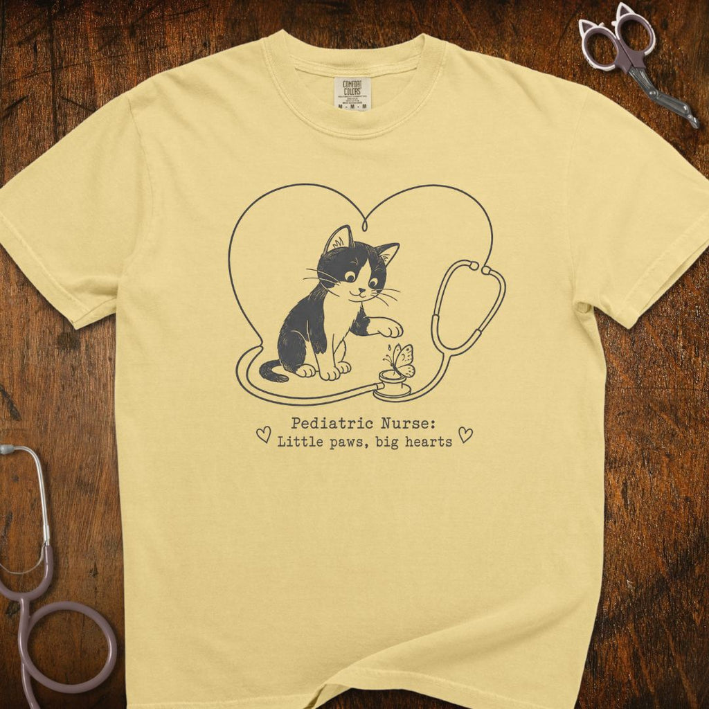 Little Paws Big Hearts Cat T-Shirt