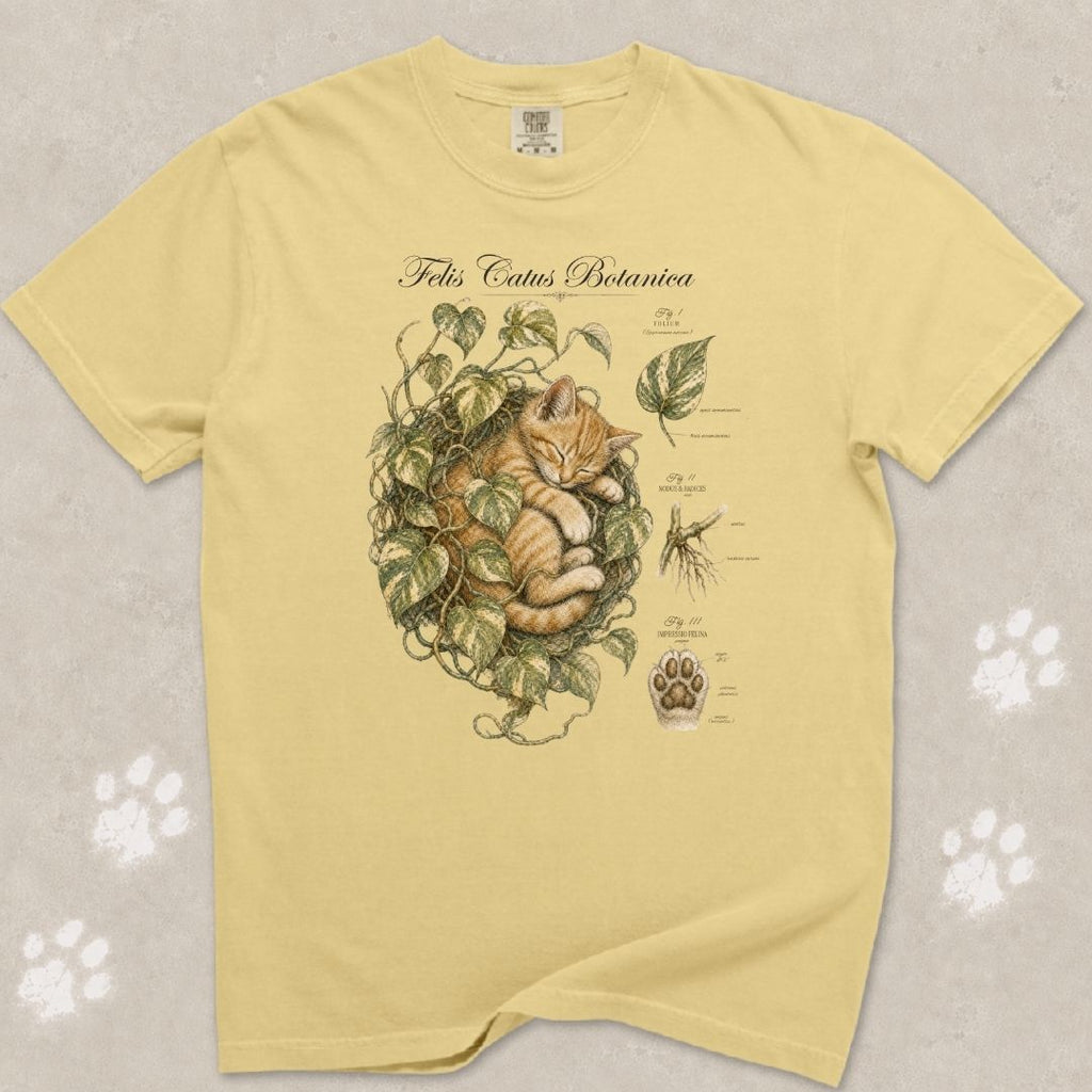 Felis Catus Botanica Kitten T-Shirt