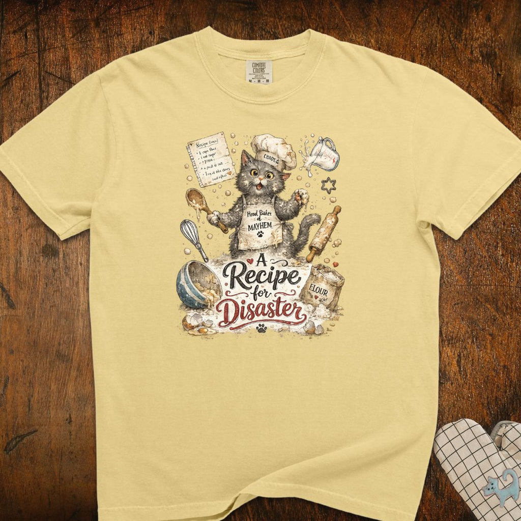 Recipe For Disaster Cat T-Shirt