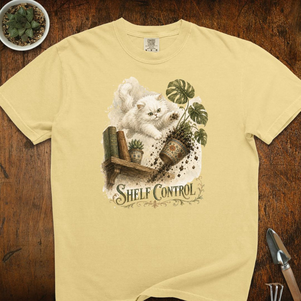 Shelf Control Cat T-Shirt