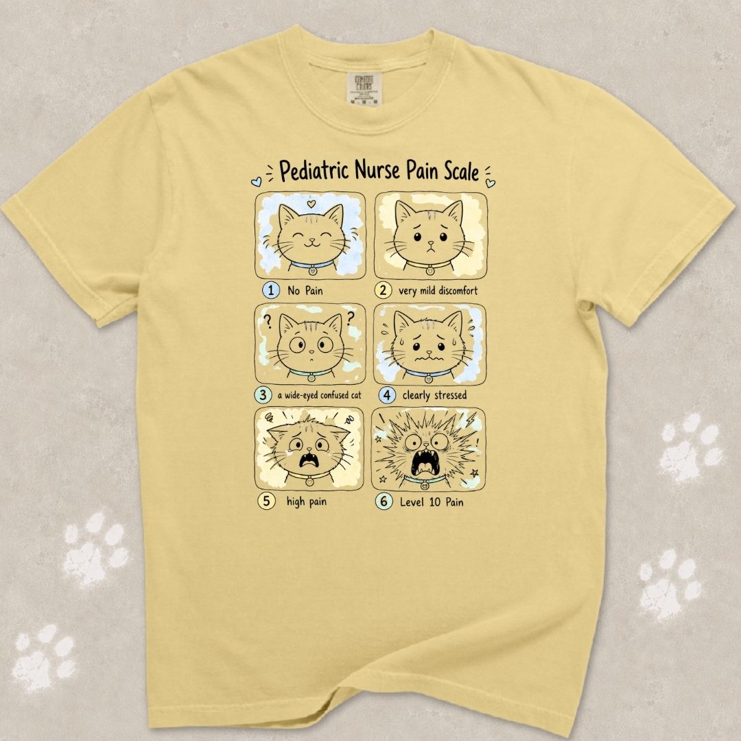 Pediatric Pain Scale Cat T-Shirt