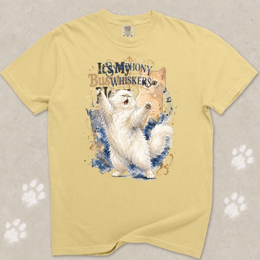 Symphony Of Whiskers Cat T-Shirt