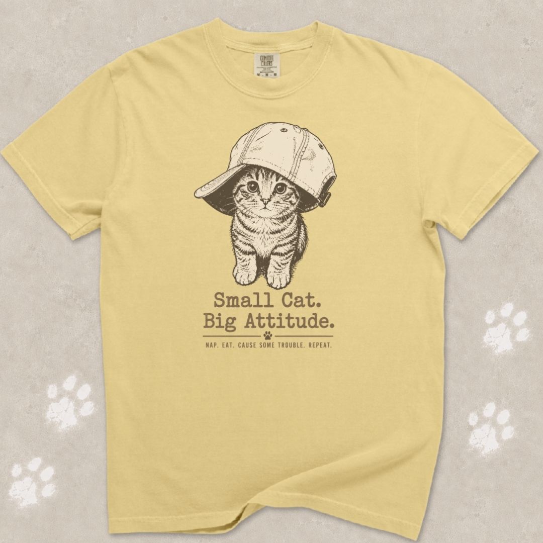 Small Cat, Big Attitude T-Shirt