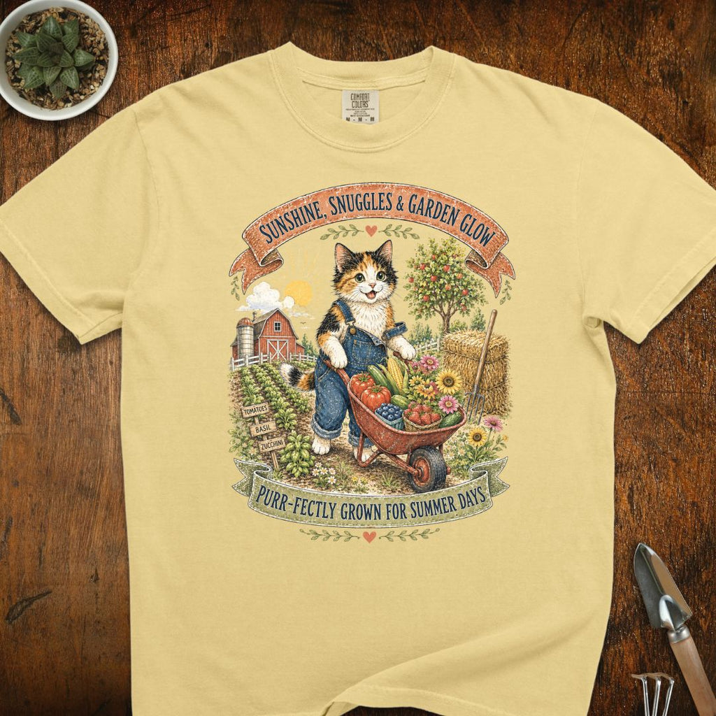 Garden Glow Cat T-Shirt