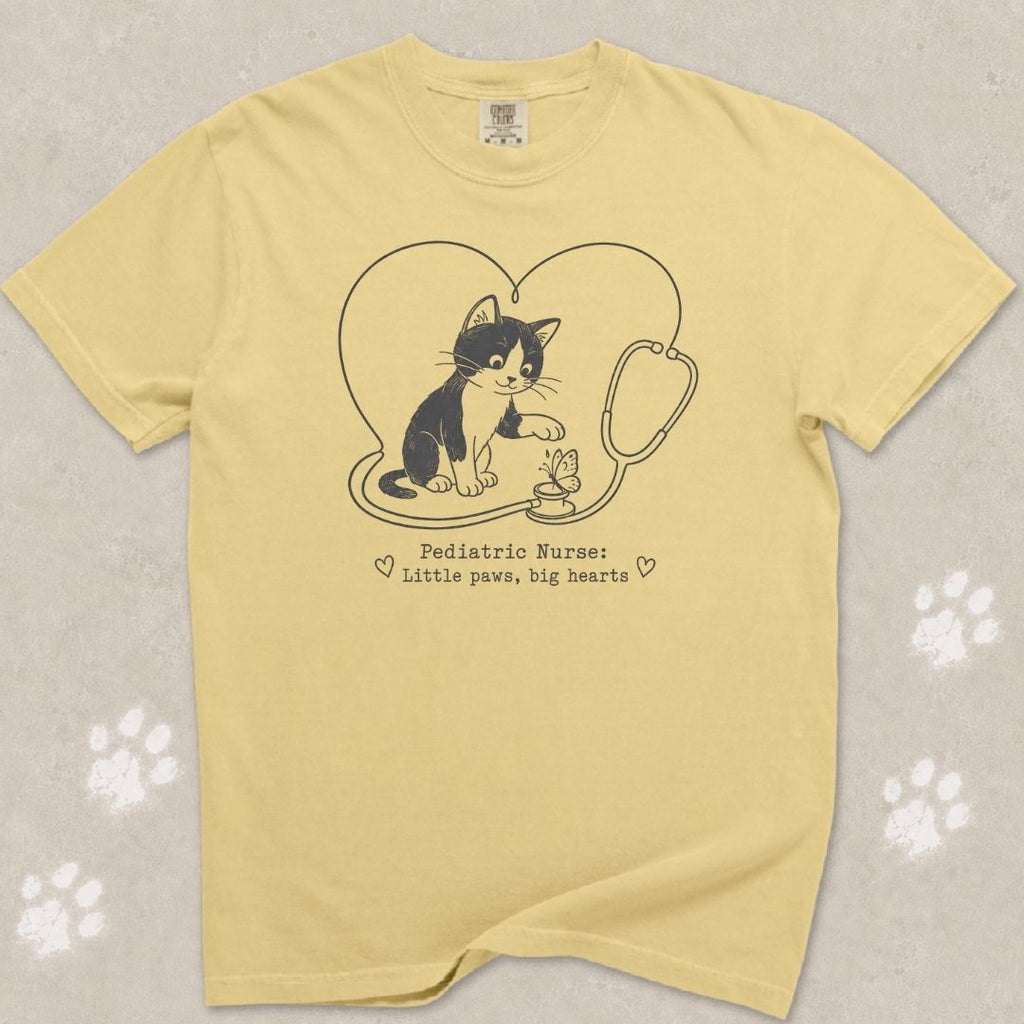 Little Paws Big Hearts Cat T-Shirt