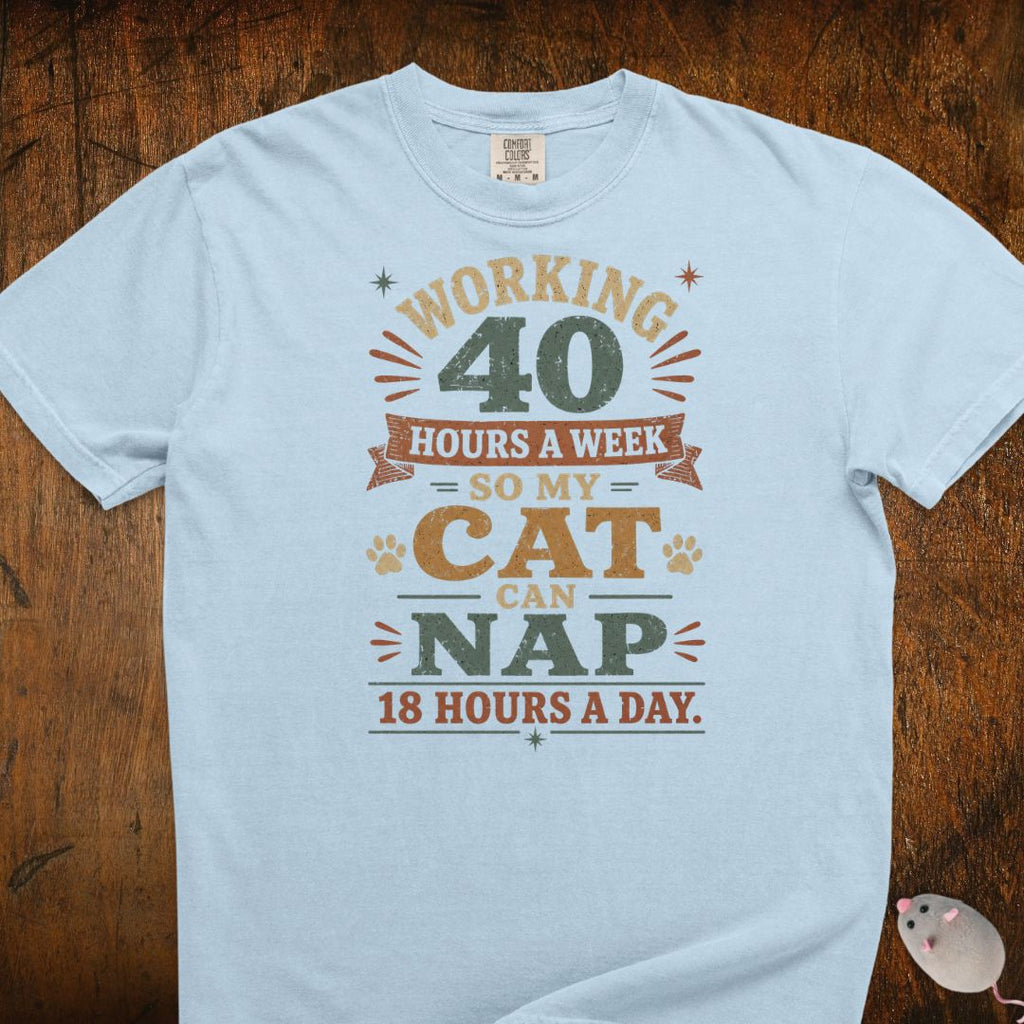 Working 40 Hrs For My Cat T-Shirt