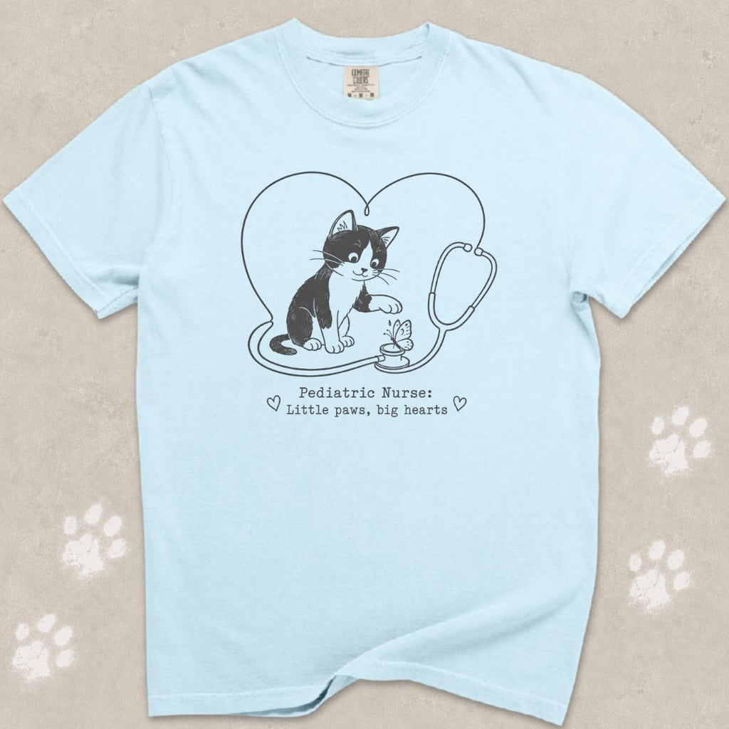 Little Paws Big Hearts Cat T-Shirt