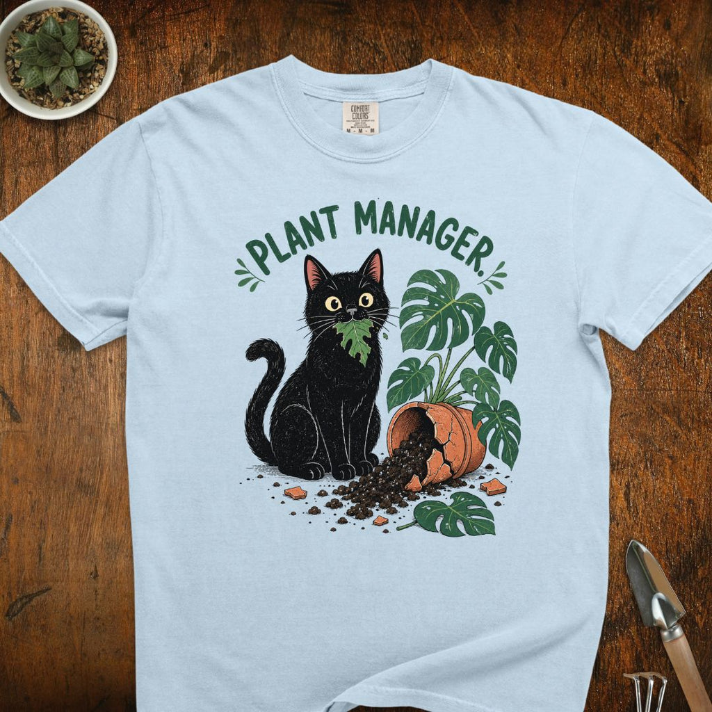 Plant Manager Cat T-Shirt