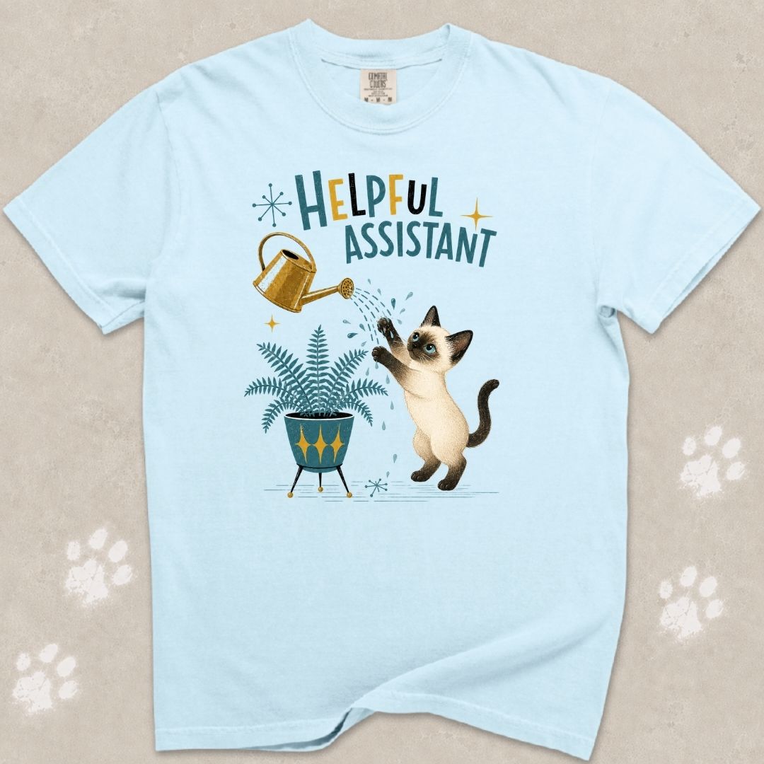 Helpful Assistant Cat T-Shirt