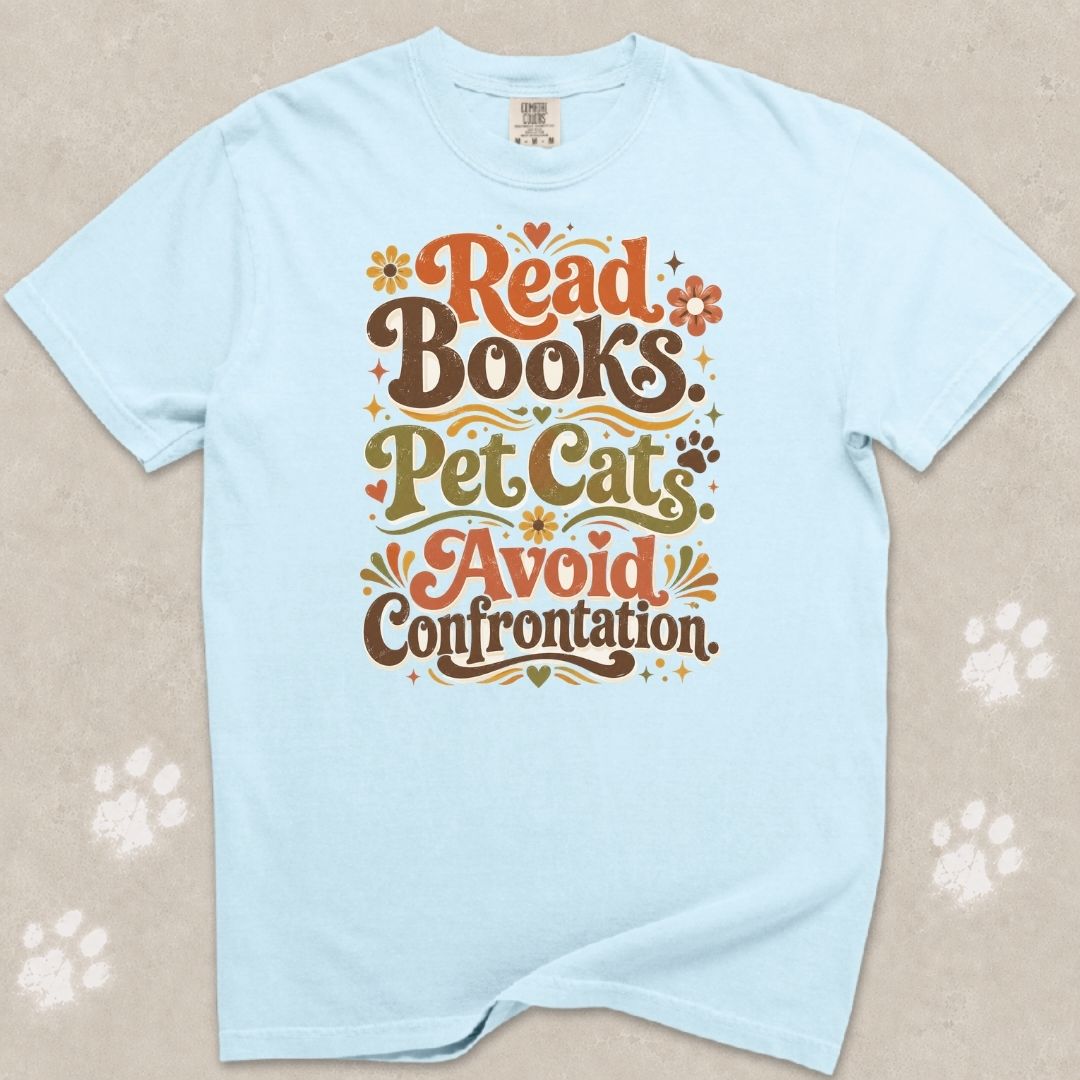 Read Books Cat T-Shirt