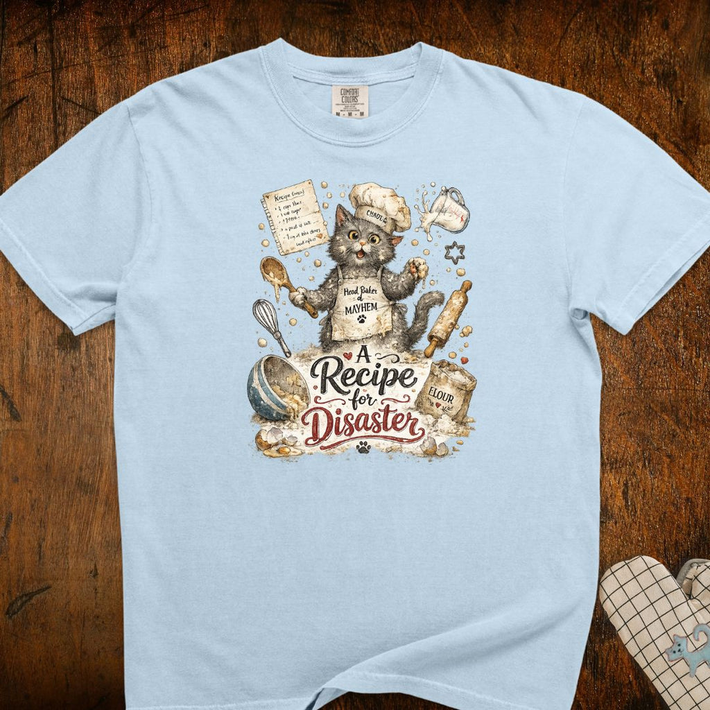 Recipe For Disaster Cat T-Shirt