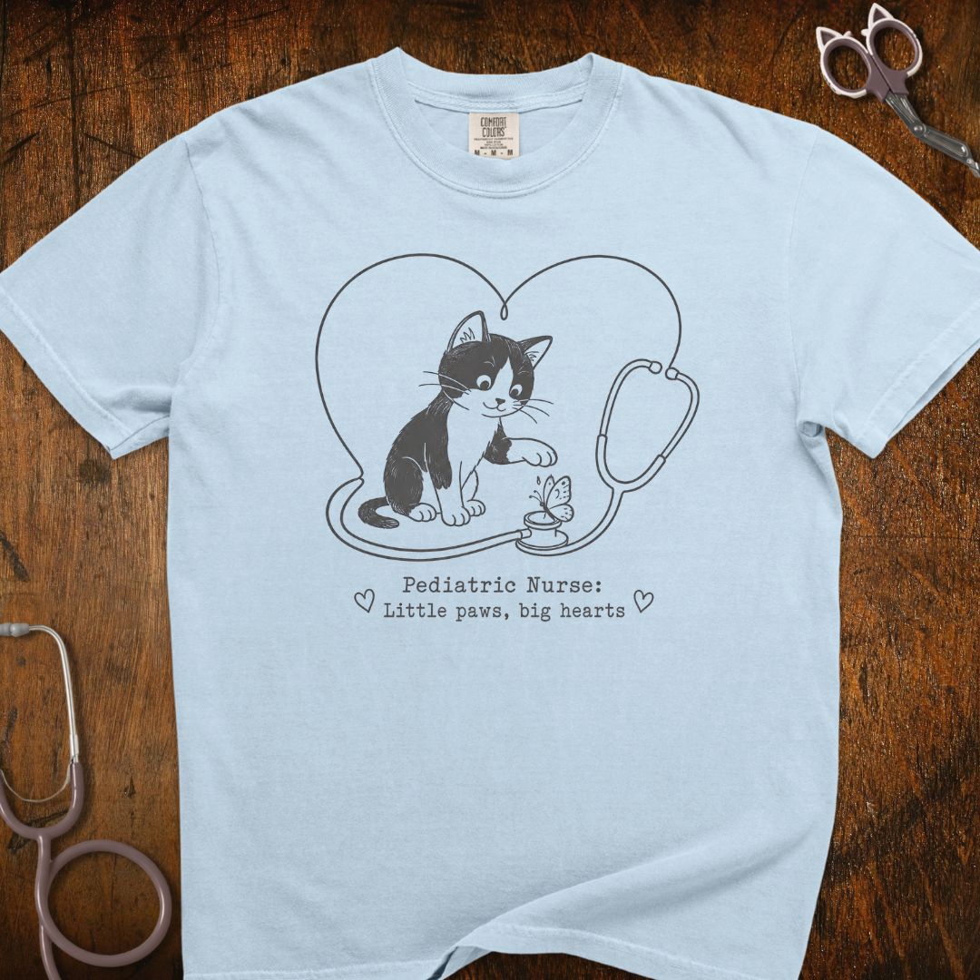 Little Paws Big Hearts Cat T-Shirt