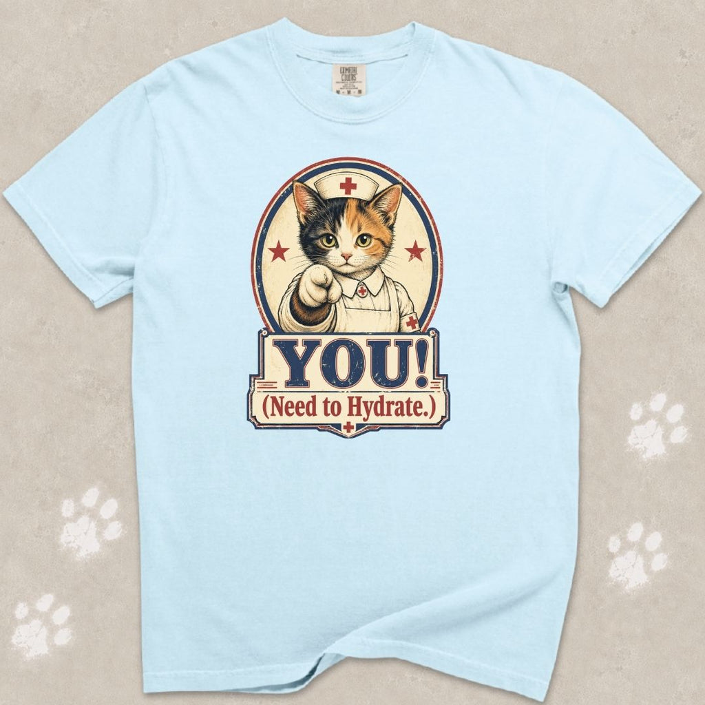You Need To Hydrate Cat T-Shirt