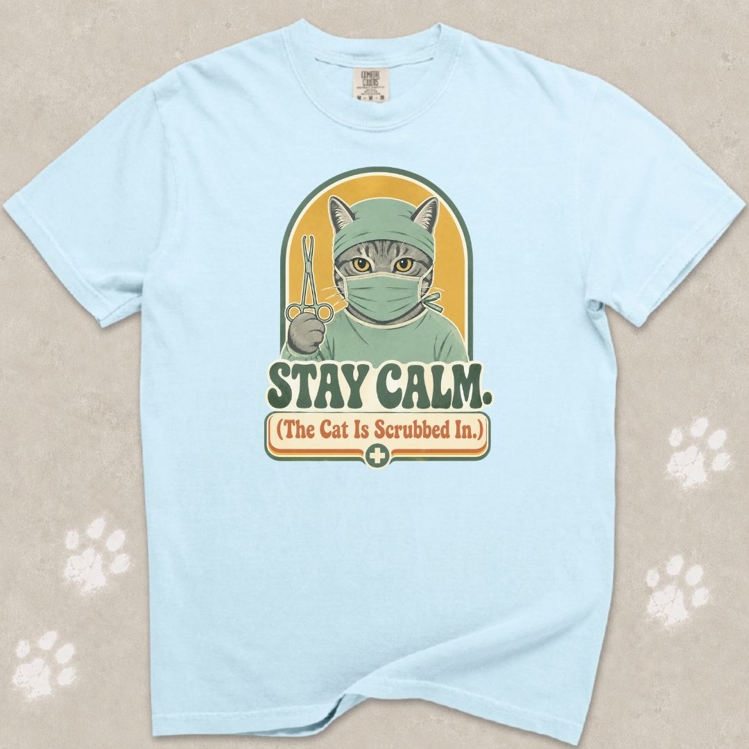 Stay Calm Cat T-Shirt