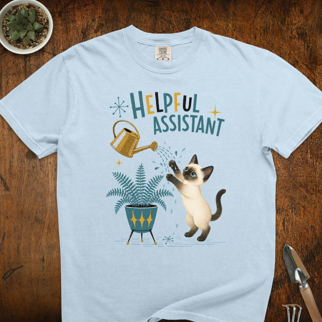 Helpful Assistant Cat T-Shirt