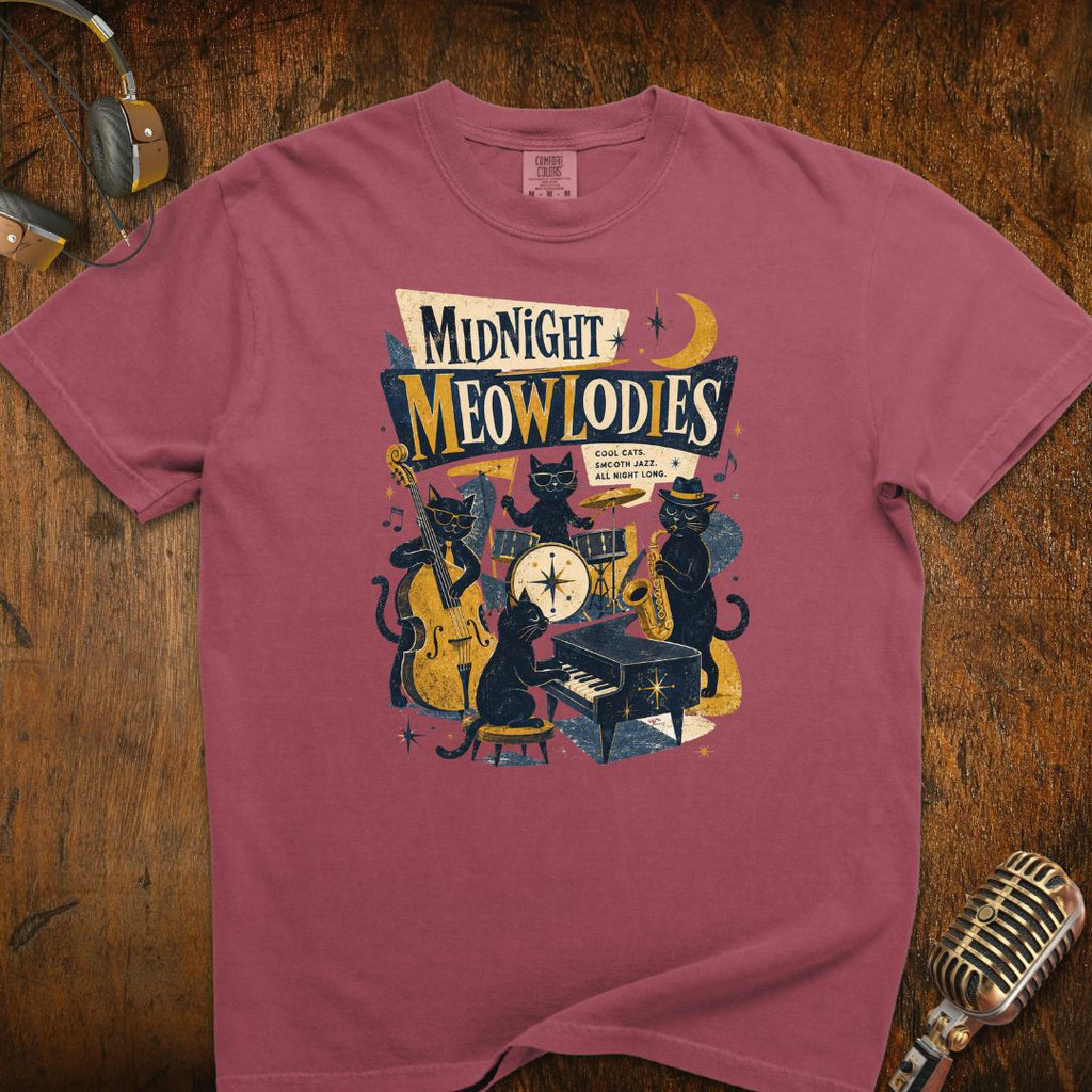 Midnight Melodies Cat T-Shirt