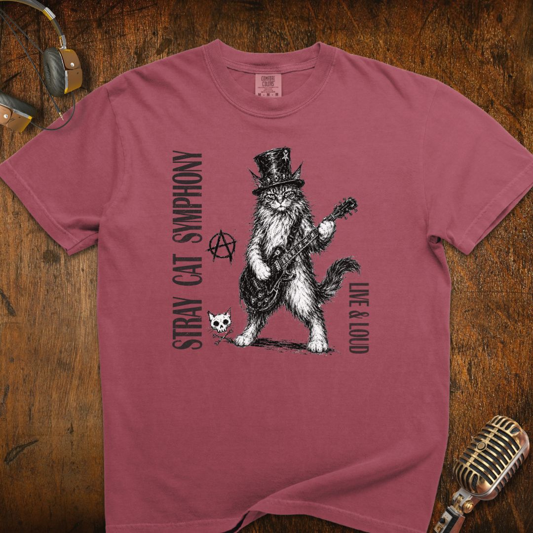 Stray Cat Symphony Cat T-Shirt
