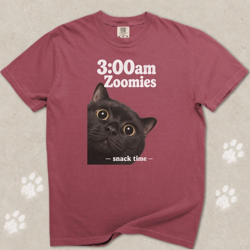 3:00 am Zoomies Cat T-Shirt