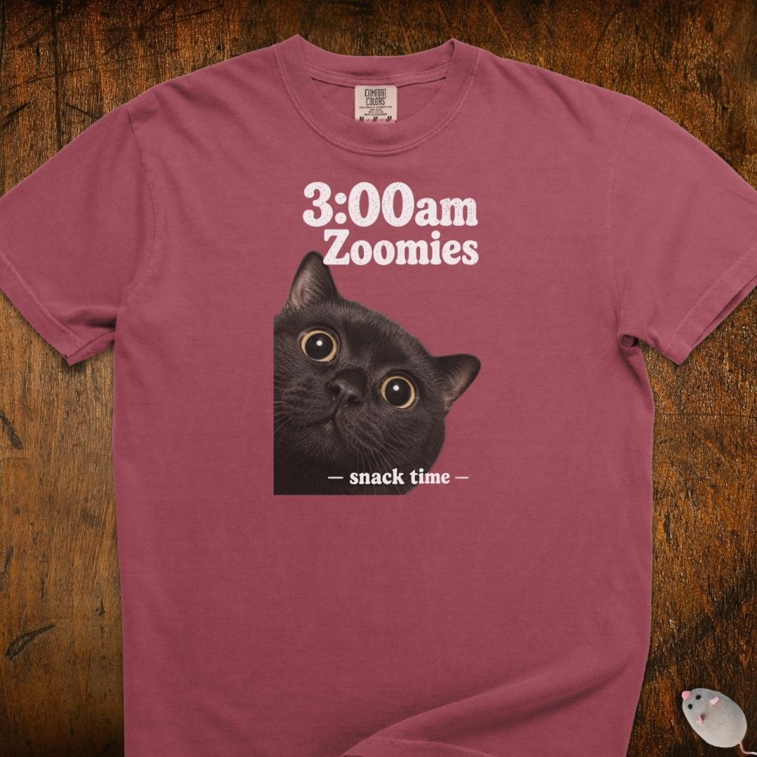 3:00 am Zoomies Cat T-Shirt