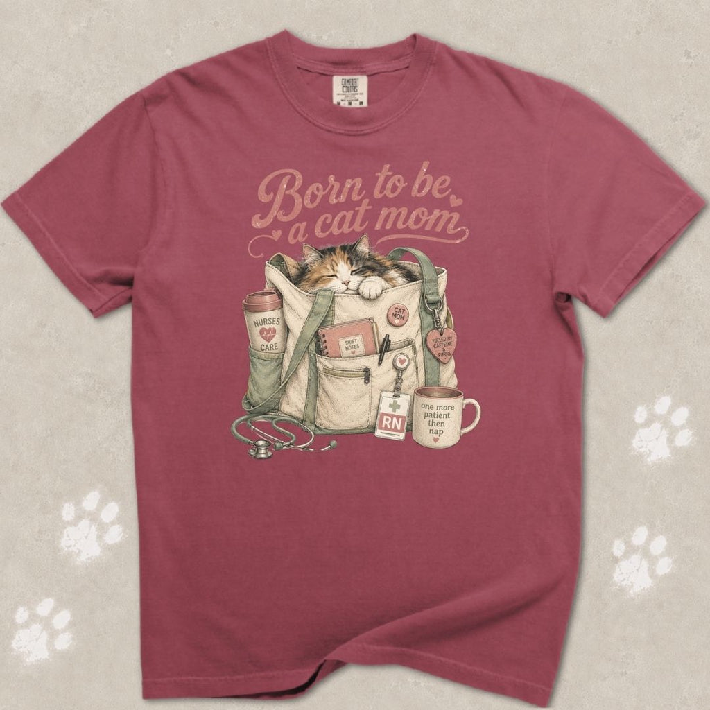 Nurse Cat Mom Cat T-Shirt