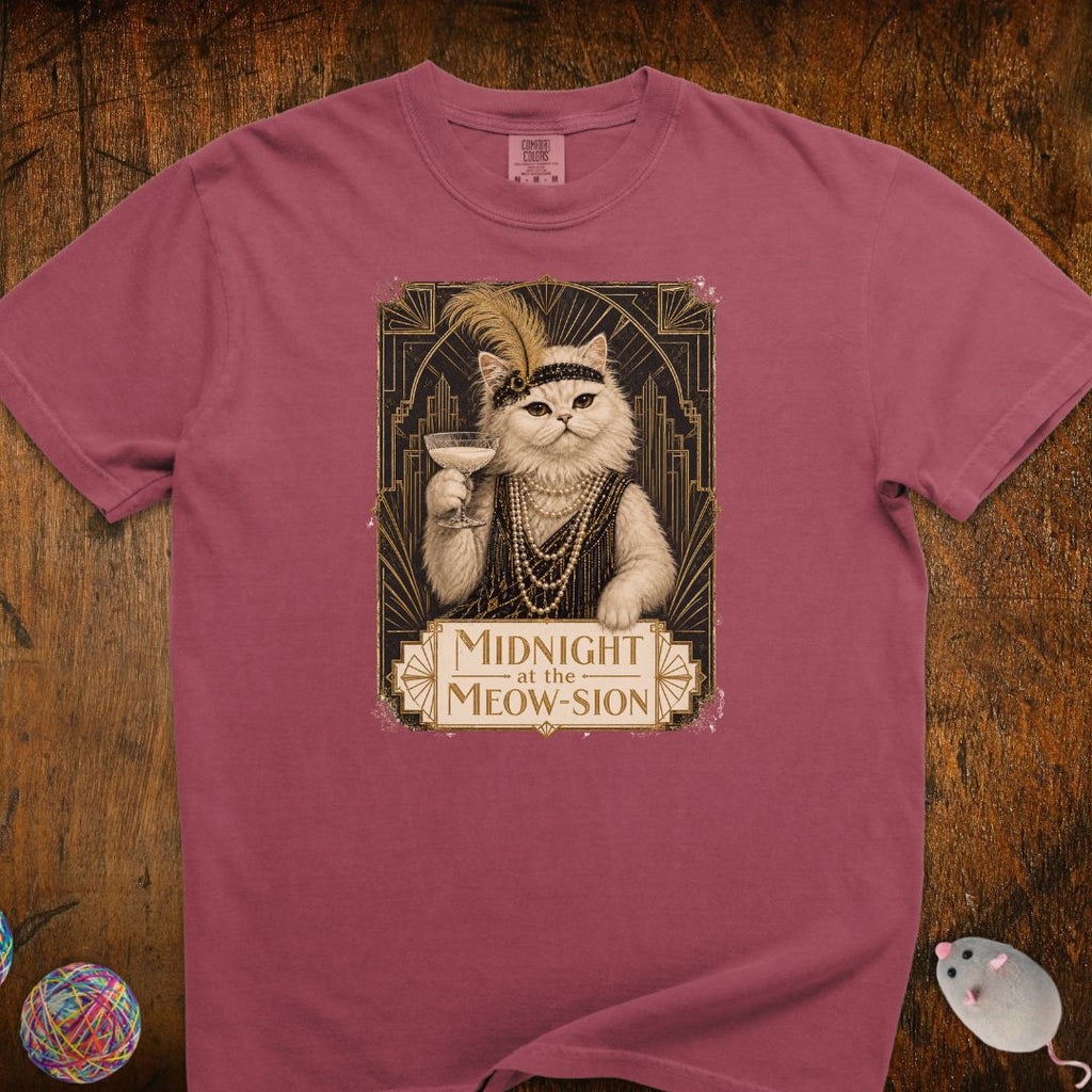 Midnight At The Show Cat T-Shirt