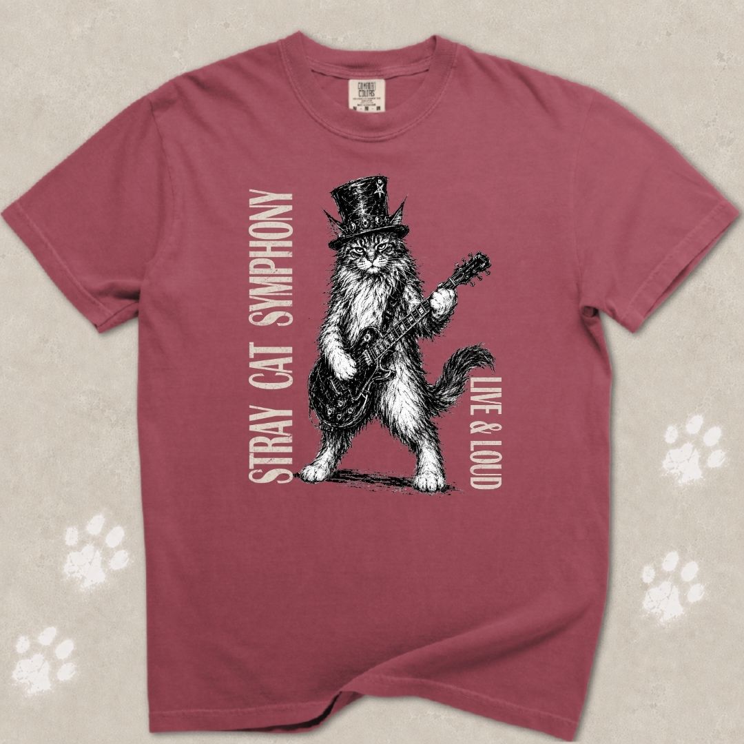 Stray Cat Symphony Cat T-Shirt