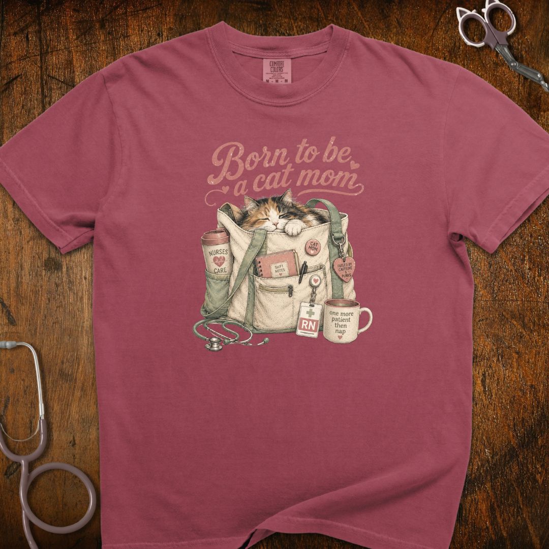 Nurse Cat Mom Cat T-Shirt