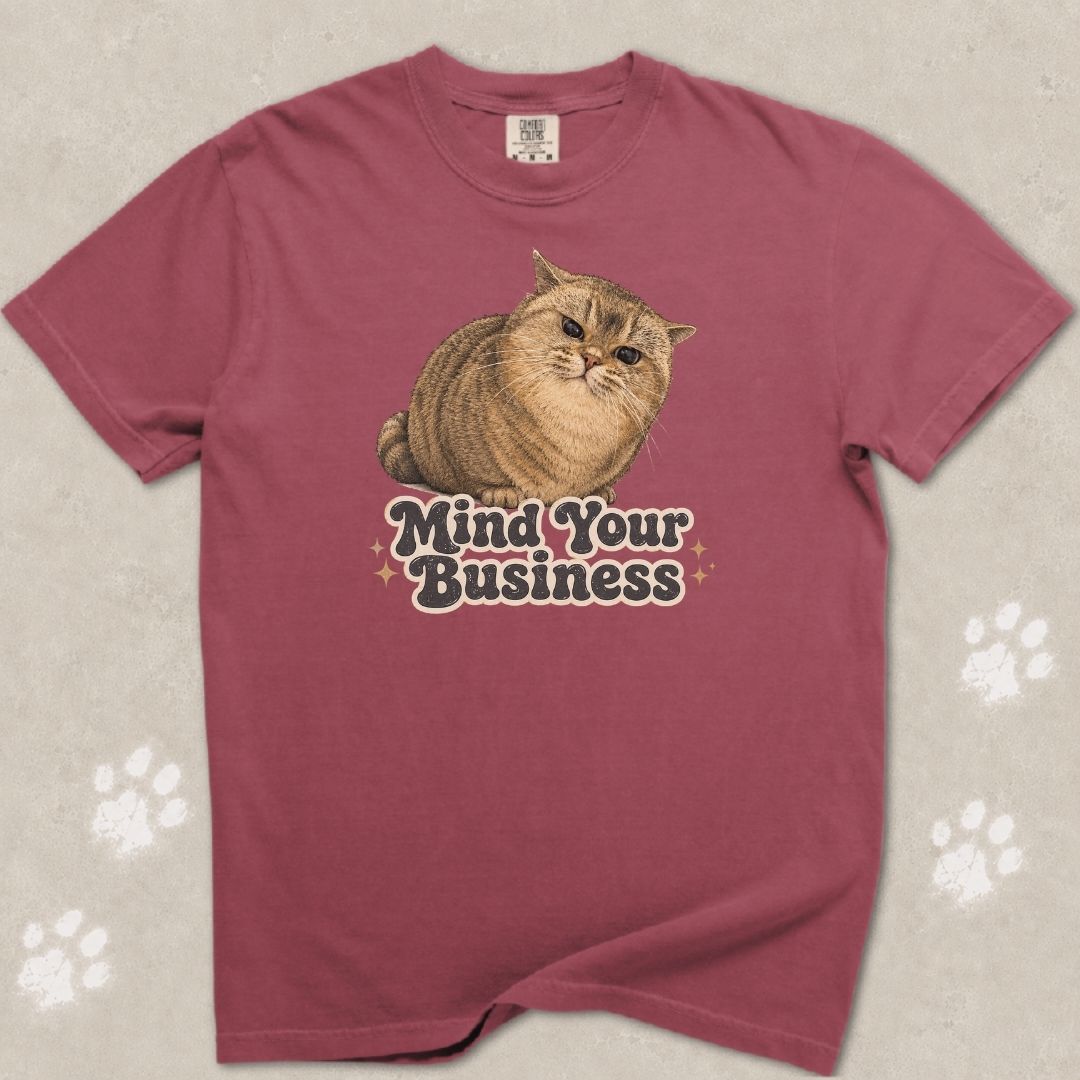 Mind Your Business Cat T-Shirt