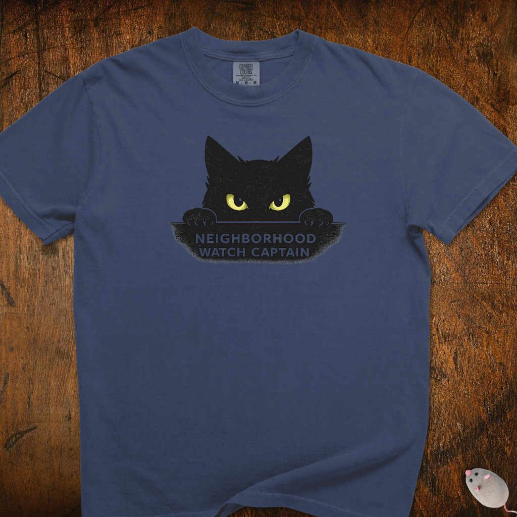 Neighborhood Watch Cat T-Shirt