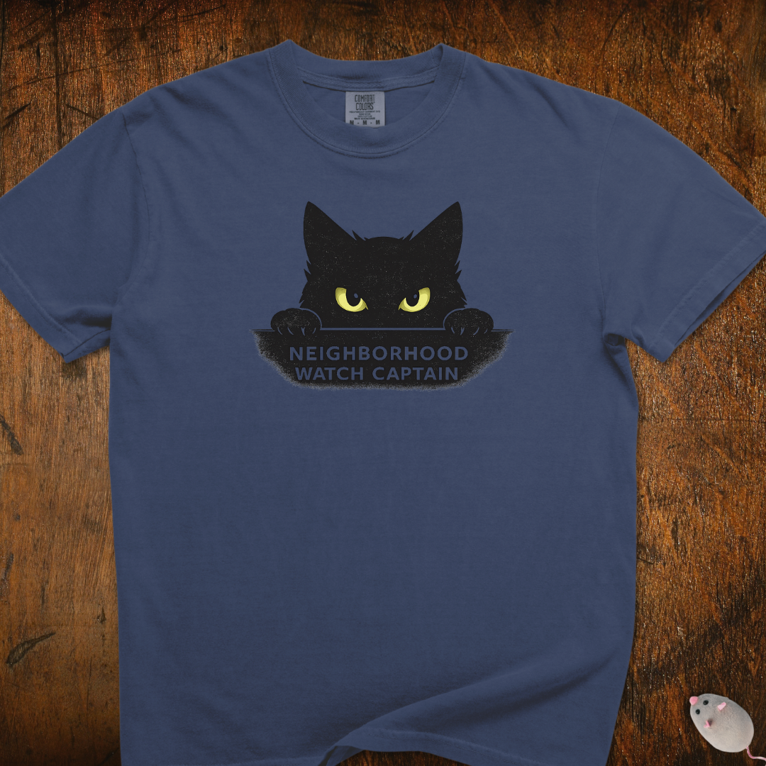 Neighborhood Watch Cat T-Shirt