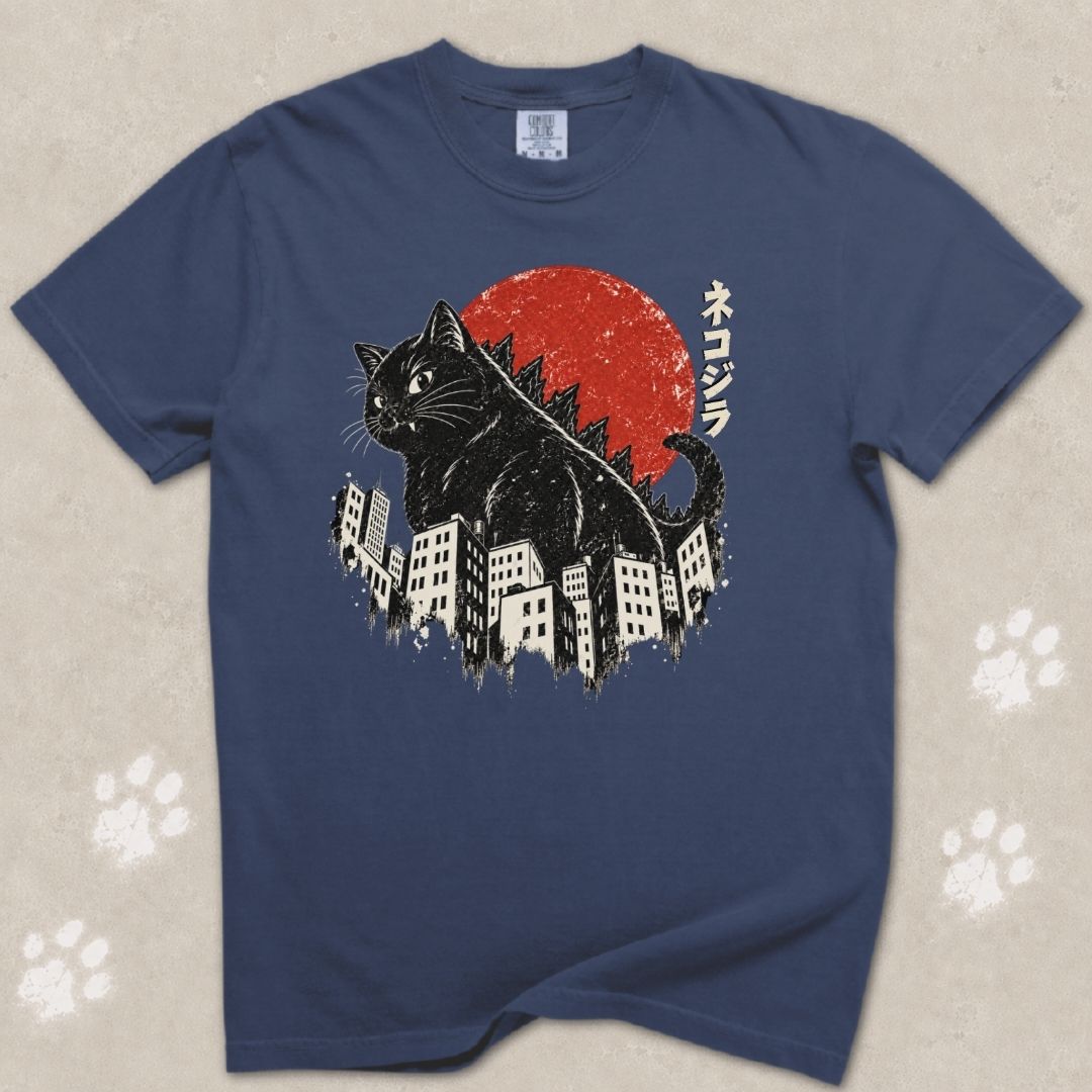 Catzilla Found Me Cat T-Shirt
