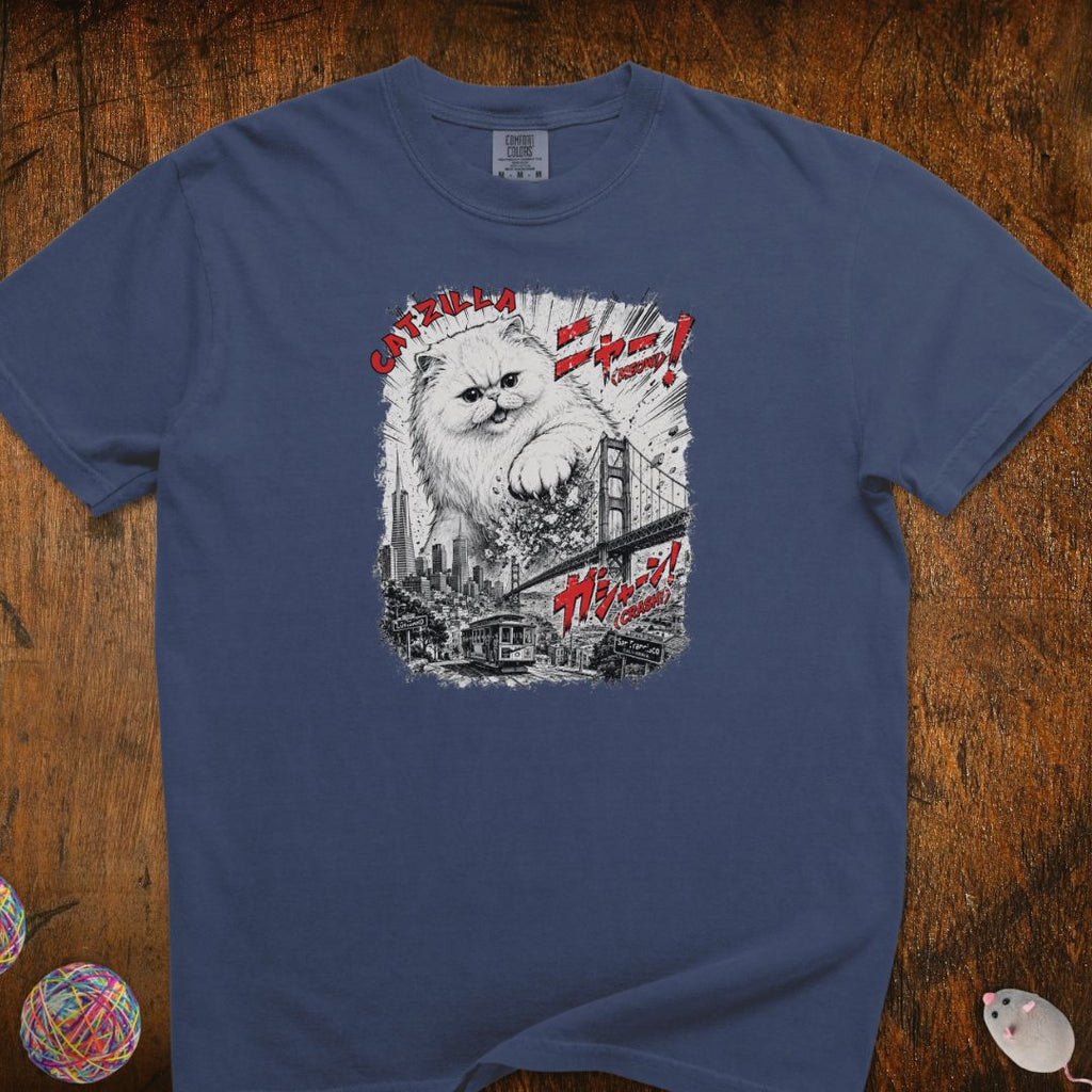 Cat-zilla In San Francisco Cat T-Shirt