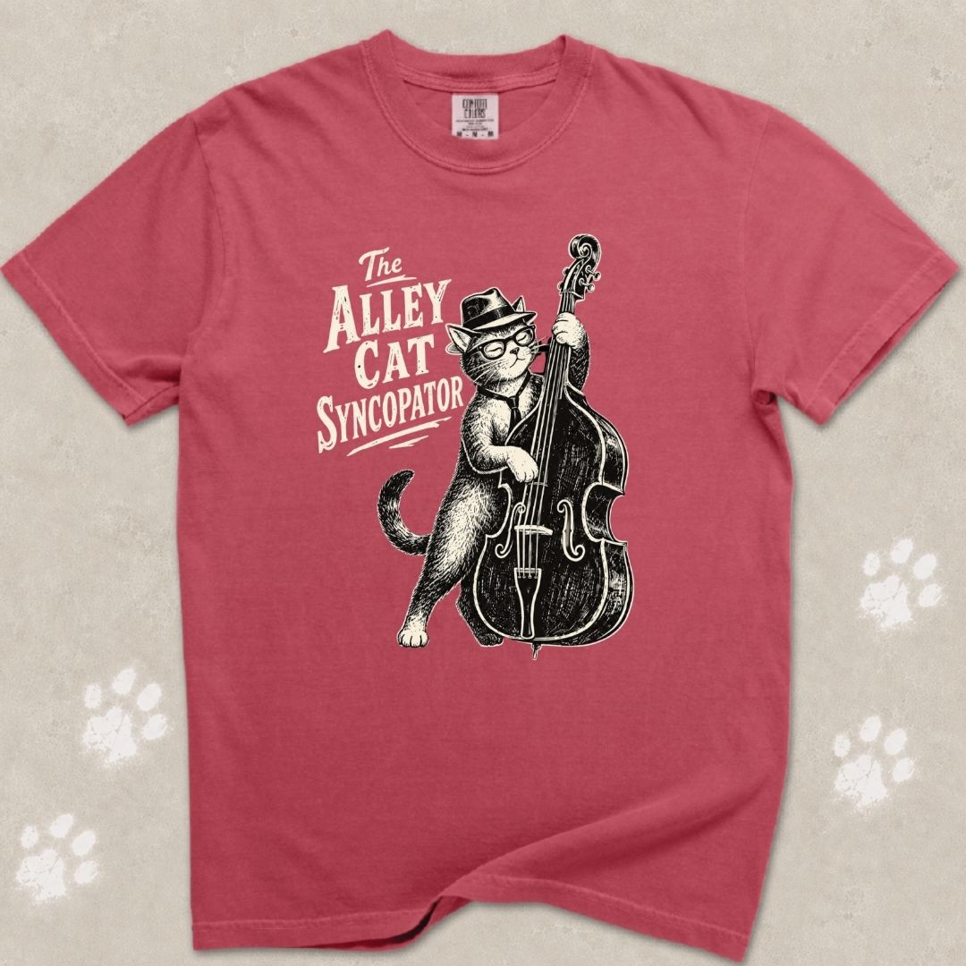The Alley Cat Syncopator Cat T-Shirt